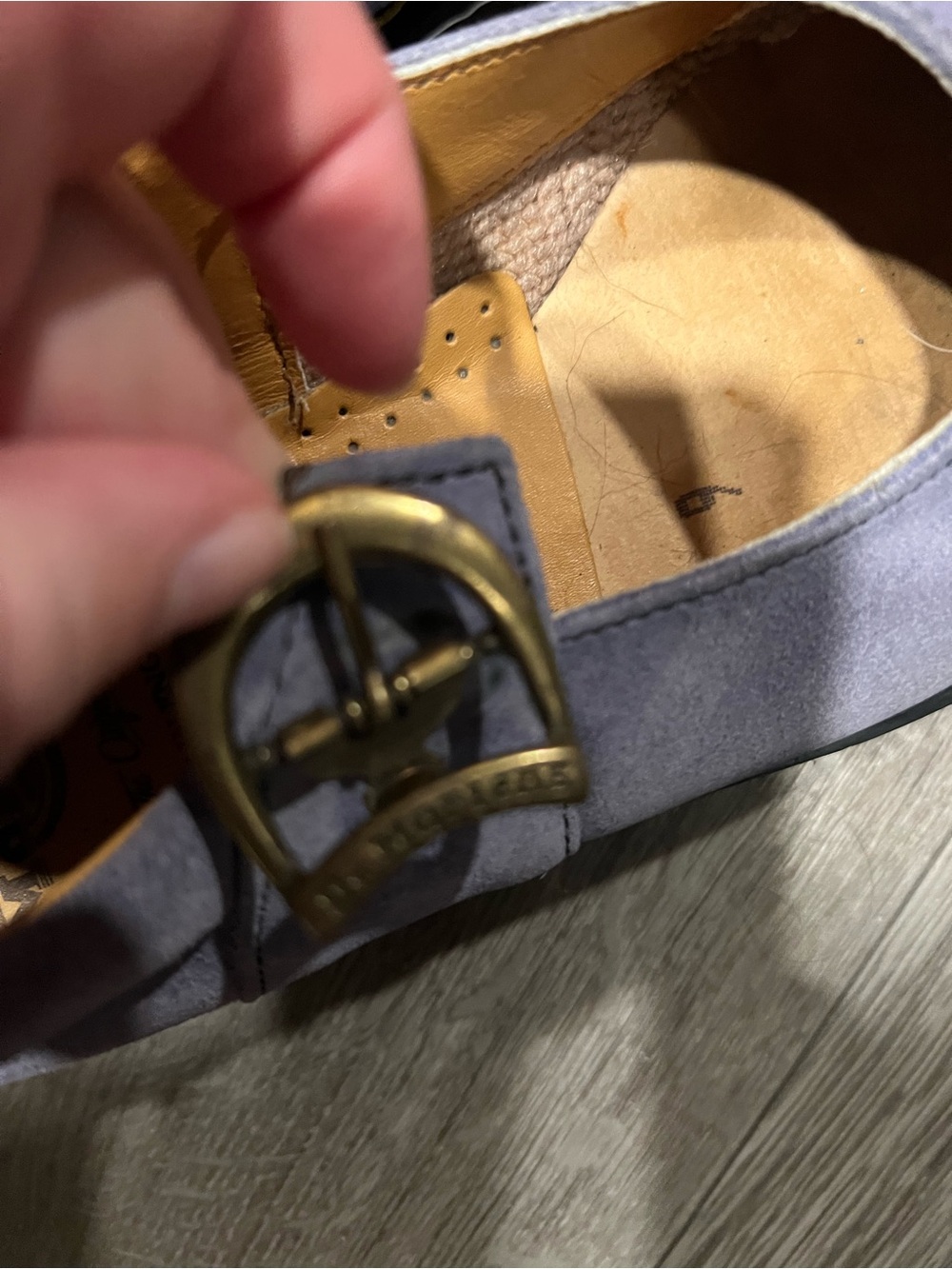 Woman’s Mary Jane Suede Shoes in Lavender Dr. Marten Size 9 - Picture 13 of 14